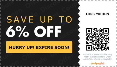 how to get louis vuitton coupon|louis vuitton promo code.